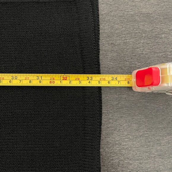 St. John Basics Knit Black Full Zip Top & Skirt Set Rhinestone Embellished, Sz 4 - Picture 11 of 12